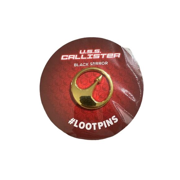 Loot Crate Pin Black Mirror USS Callister Loot Pin 2019 New in Package - Picture 1 of 2